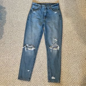 American Eagle mom jeans size 0